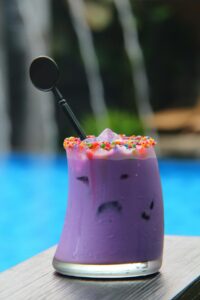 Taro Milk Tea - lila Ube Bubble Tea