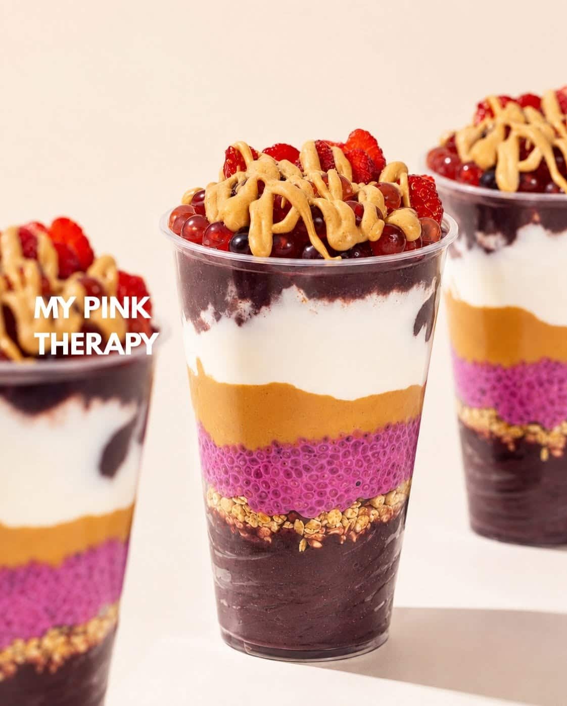 my pink therapy bowl · geschichtet im cup · tea99 darmstadt